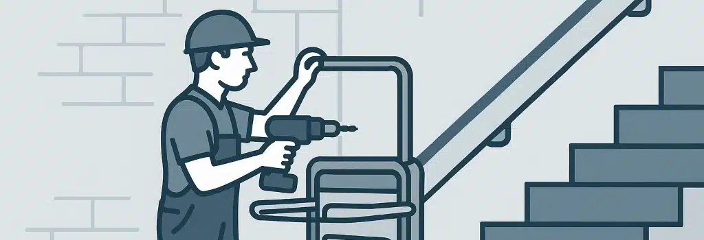 Plattformlift Installation