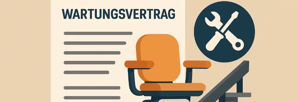Wartung bei der Treppenlift Miete